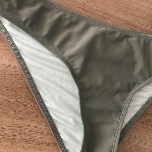 Cupshe Woman’s Green Bikini Bottom | Size M | NWOT - Picture 3 of 6